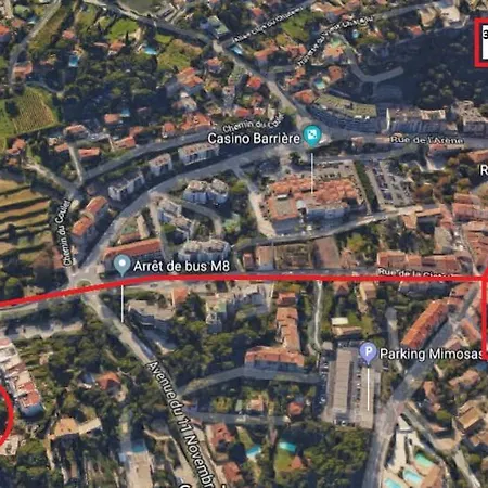 Au Calme, 200m Du Centre T2 Avec Balcon Et Parking Lägenhet Cassis