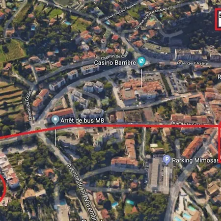 Апартаменты Au Calme, 200m Du Centre T2 Avec Balcon Et Parking Каси
